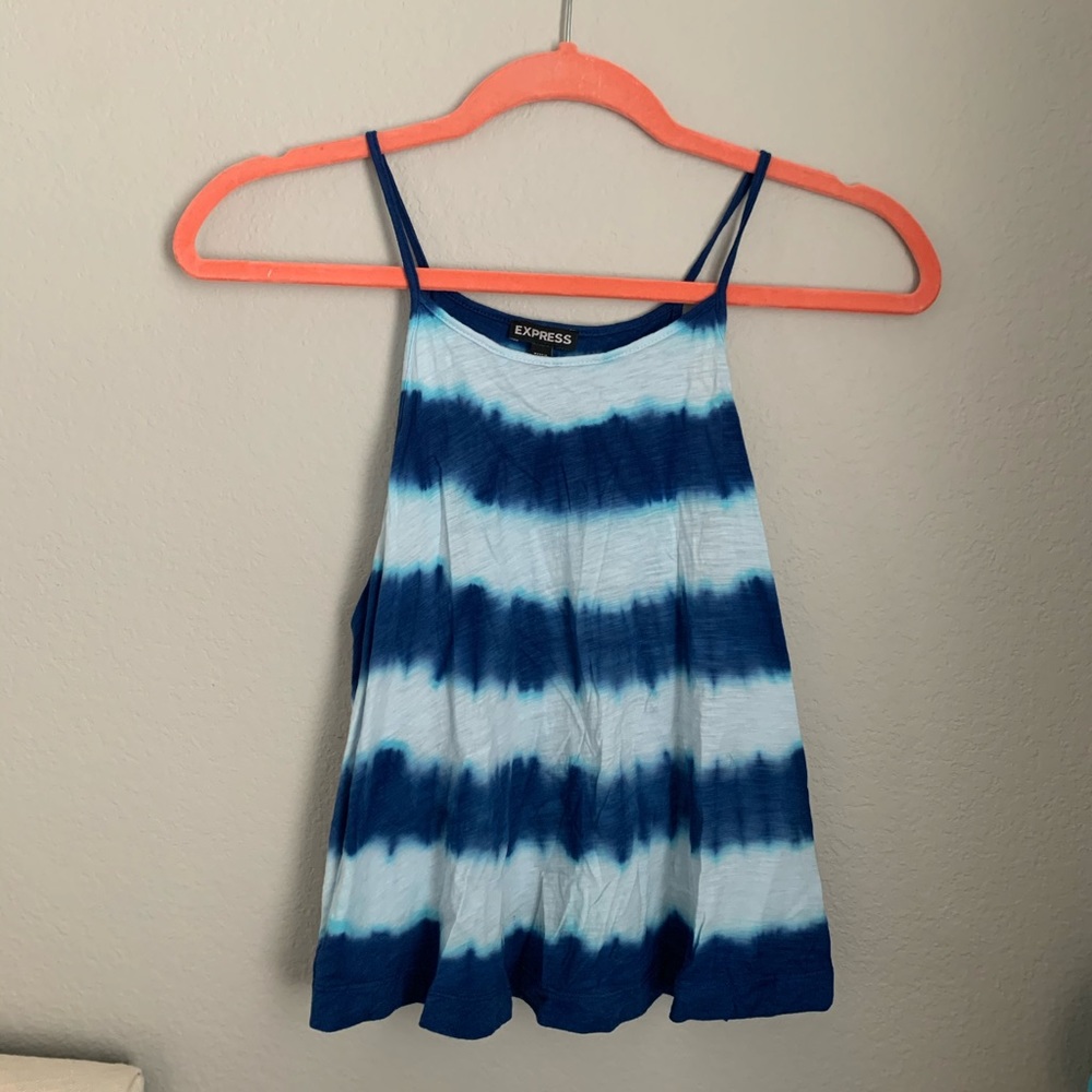 Express tie dye tank top